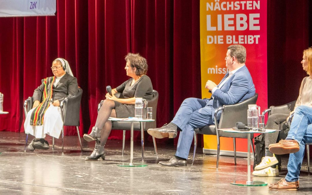 Peter Kos­sen ruft beim Katho­li­ken­tag zum Ein­satz gegen Aus­beu­tung&nbsp;auf